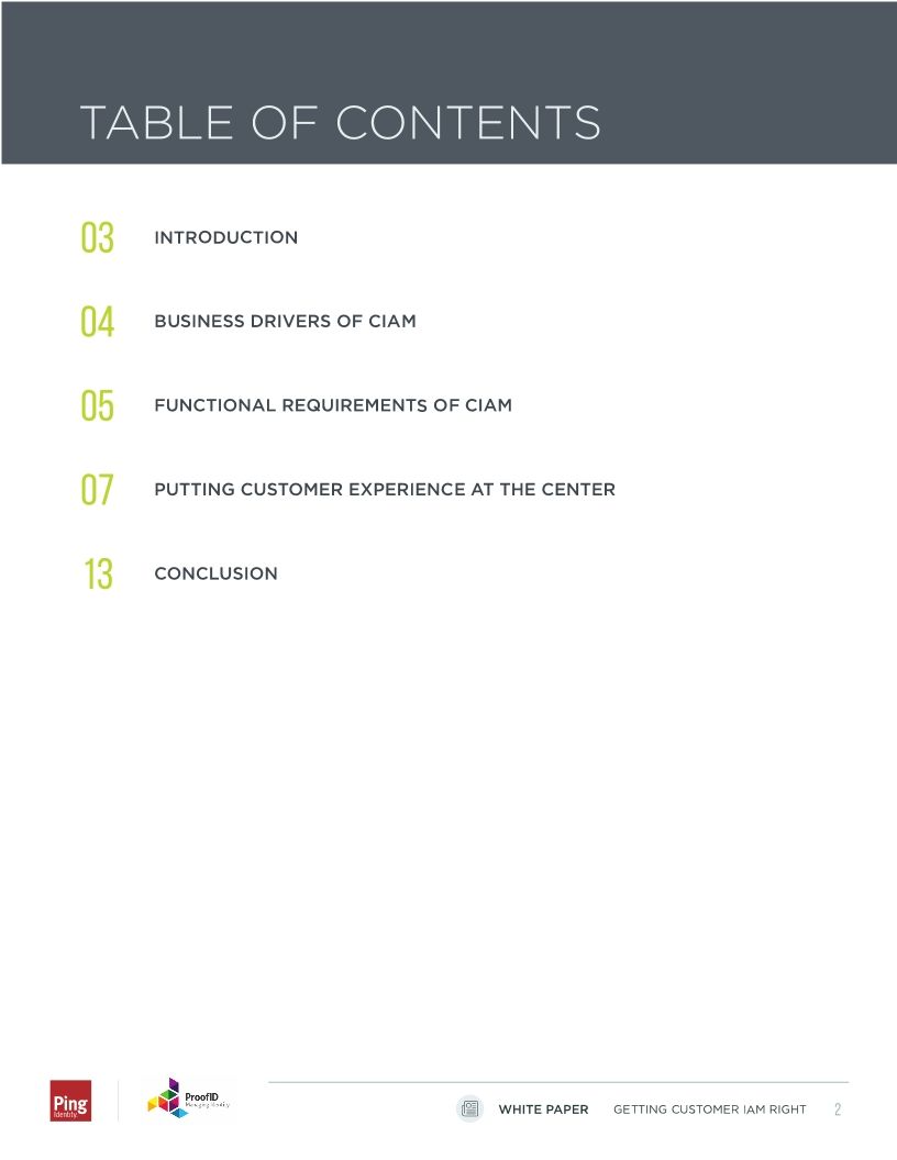 Getting Customer IAM Right