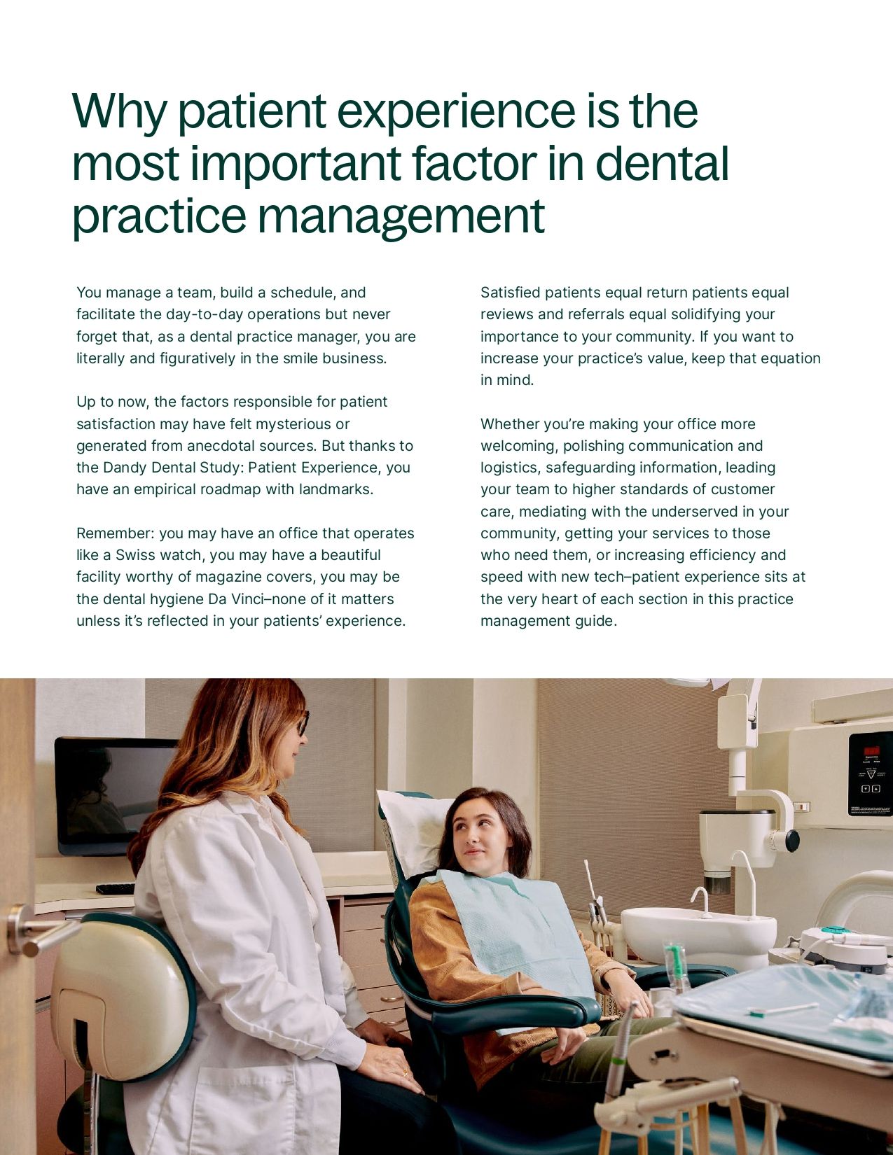Successful dental practice management guide