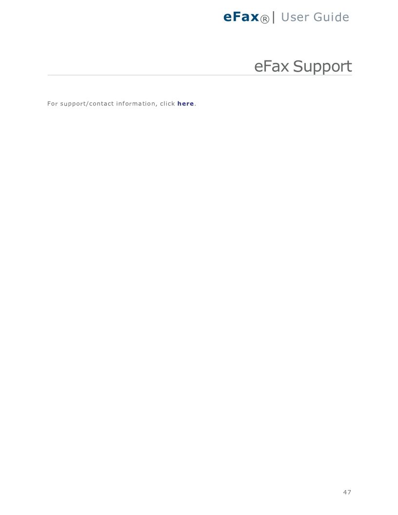 eFax® User Guide