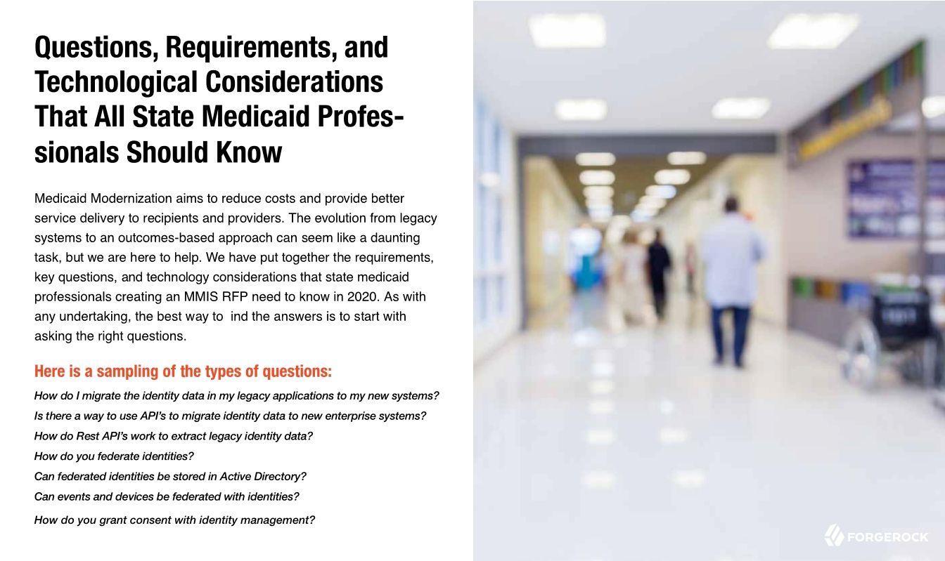 State Medicaid Professionals: Looking to Modernize Medicaid IT Systems?