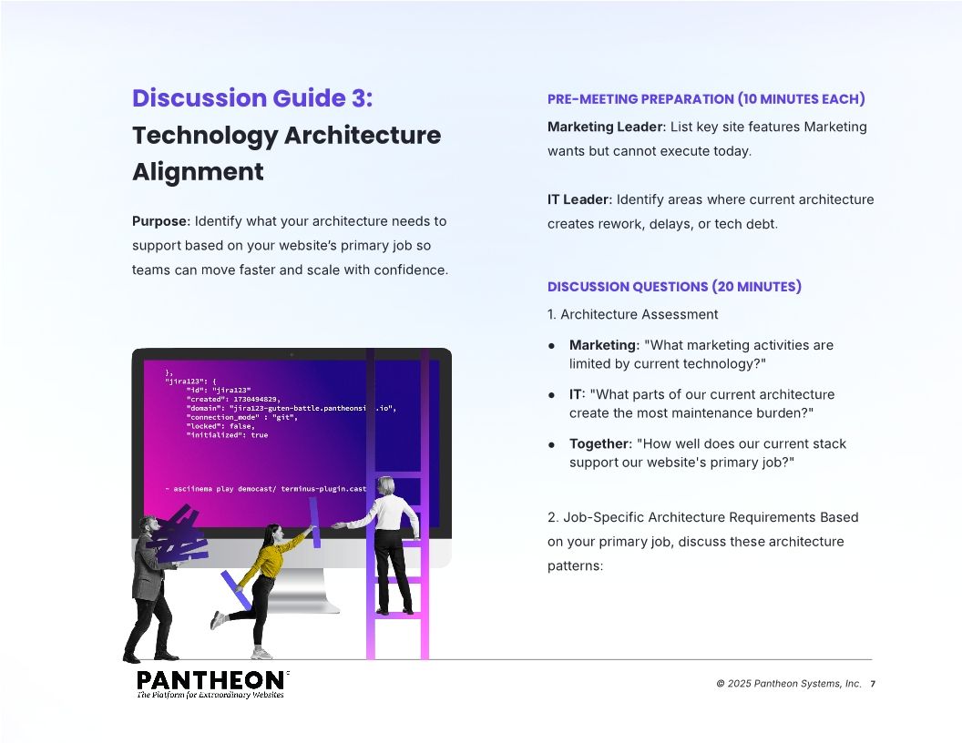 Discussion Guides for IT and Marketing Collaboration