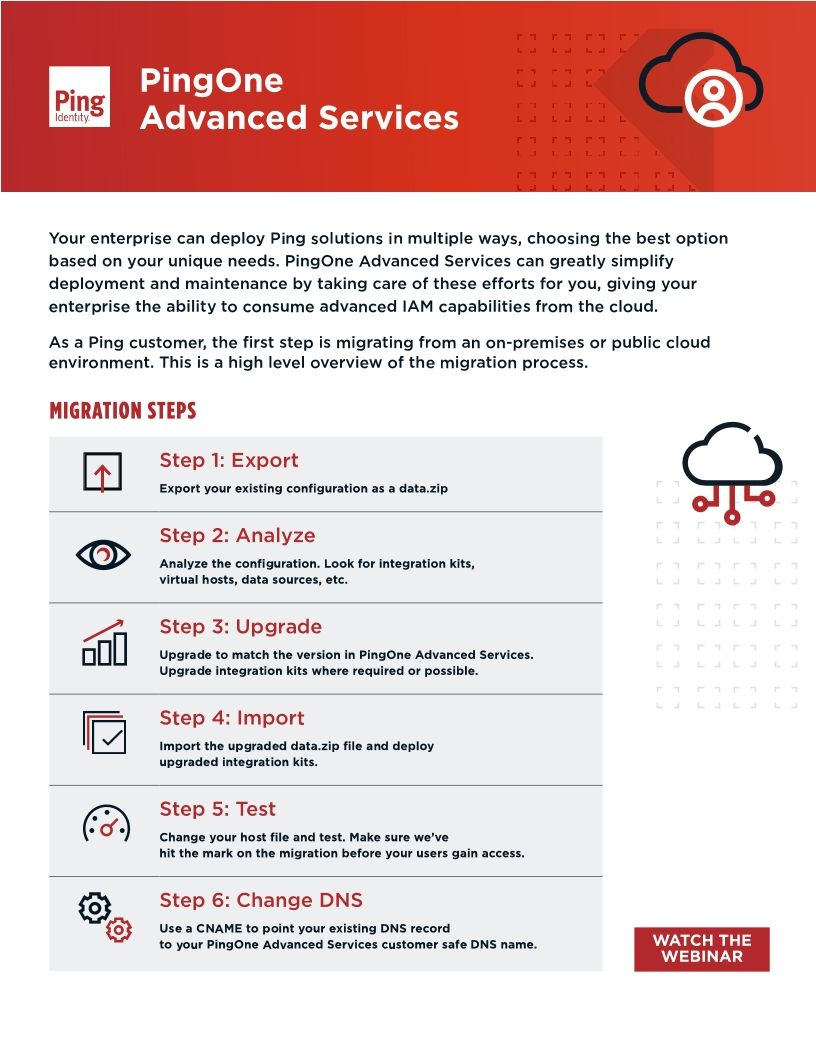Migrate to PingOne Advanced Services