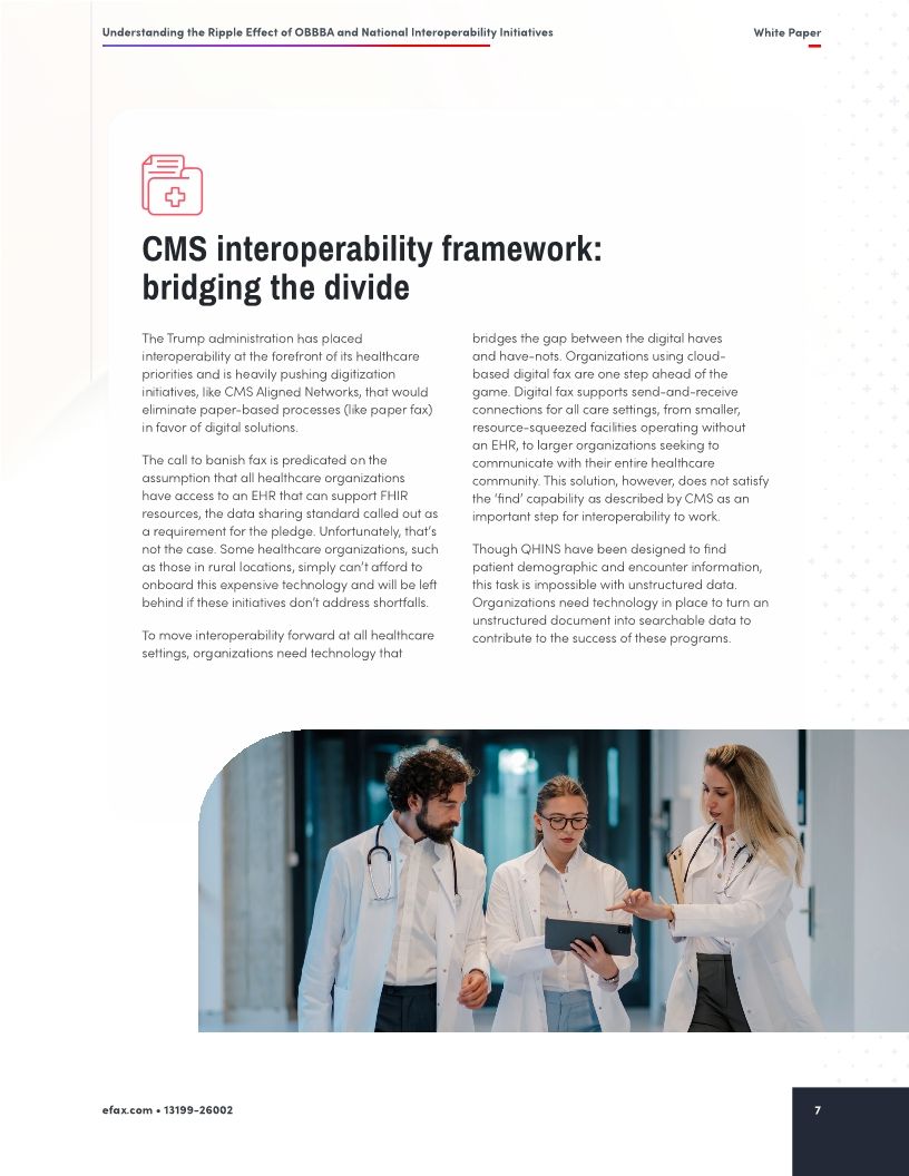 Understanding the Ripple Effect of OBBBA and National Interoperability Initiatives