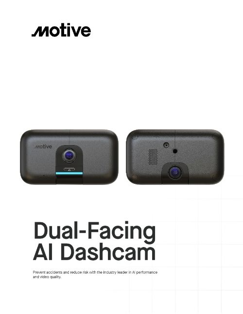 Dual-Facing AI Dashcam Spec Sheet
