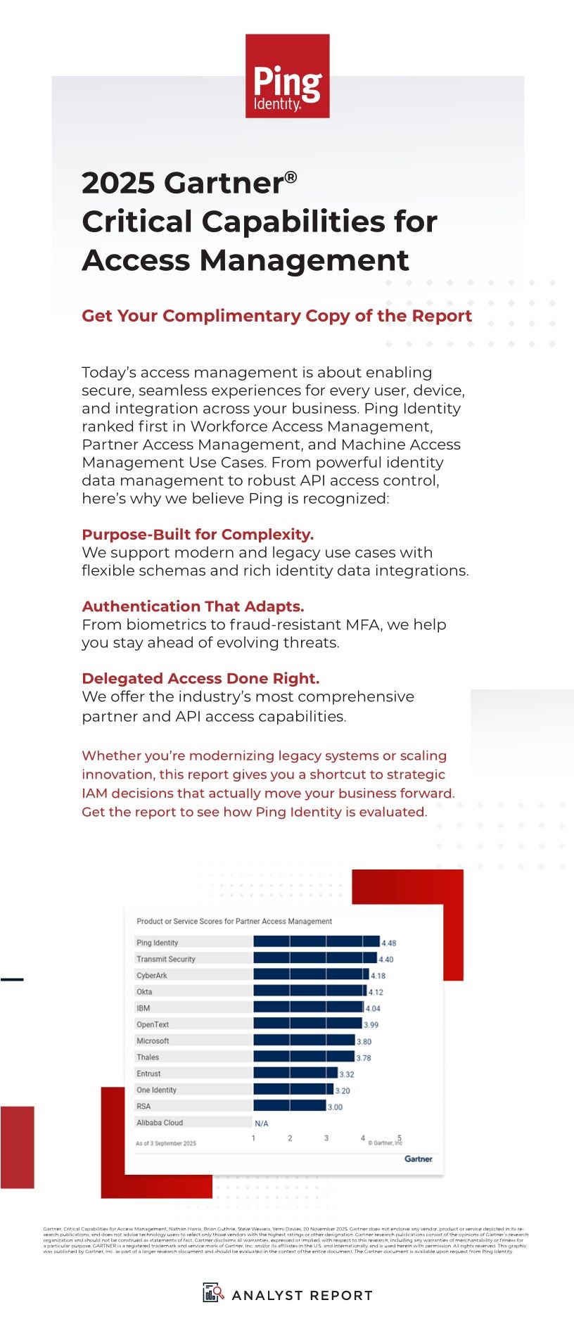 2025 Gartner® Critical Capabilities for Access Management