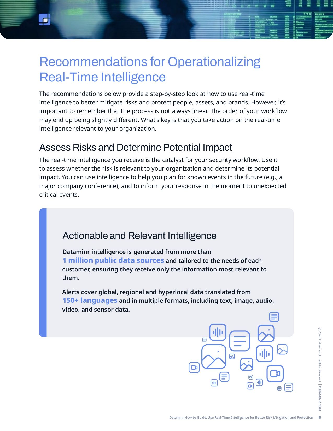 Use Real-Time Intelligence for Better Risk Mitigation and Protection