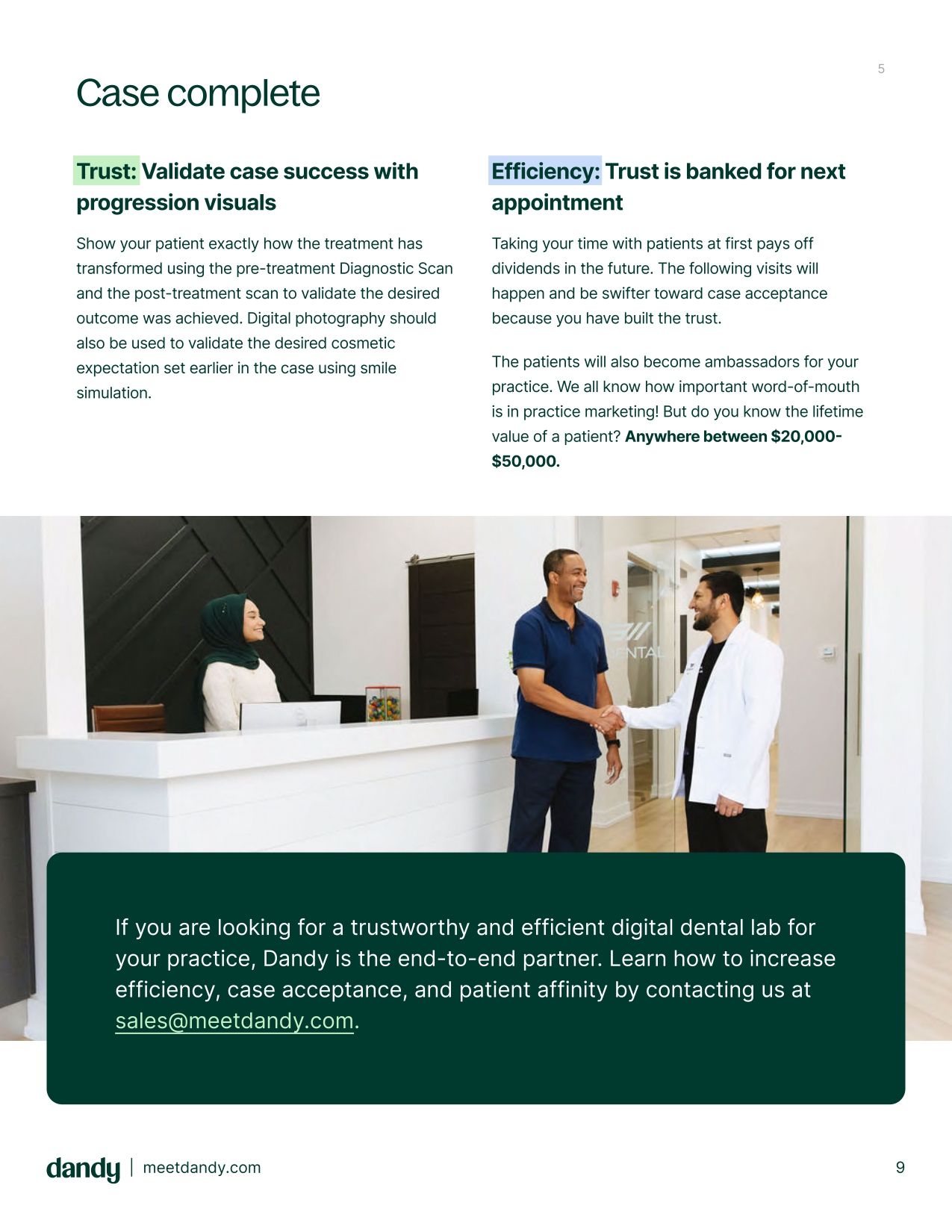 How Dr. Bartusiak achieved a 90% case acceptance rate
