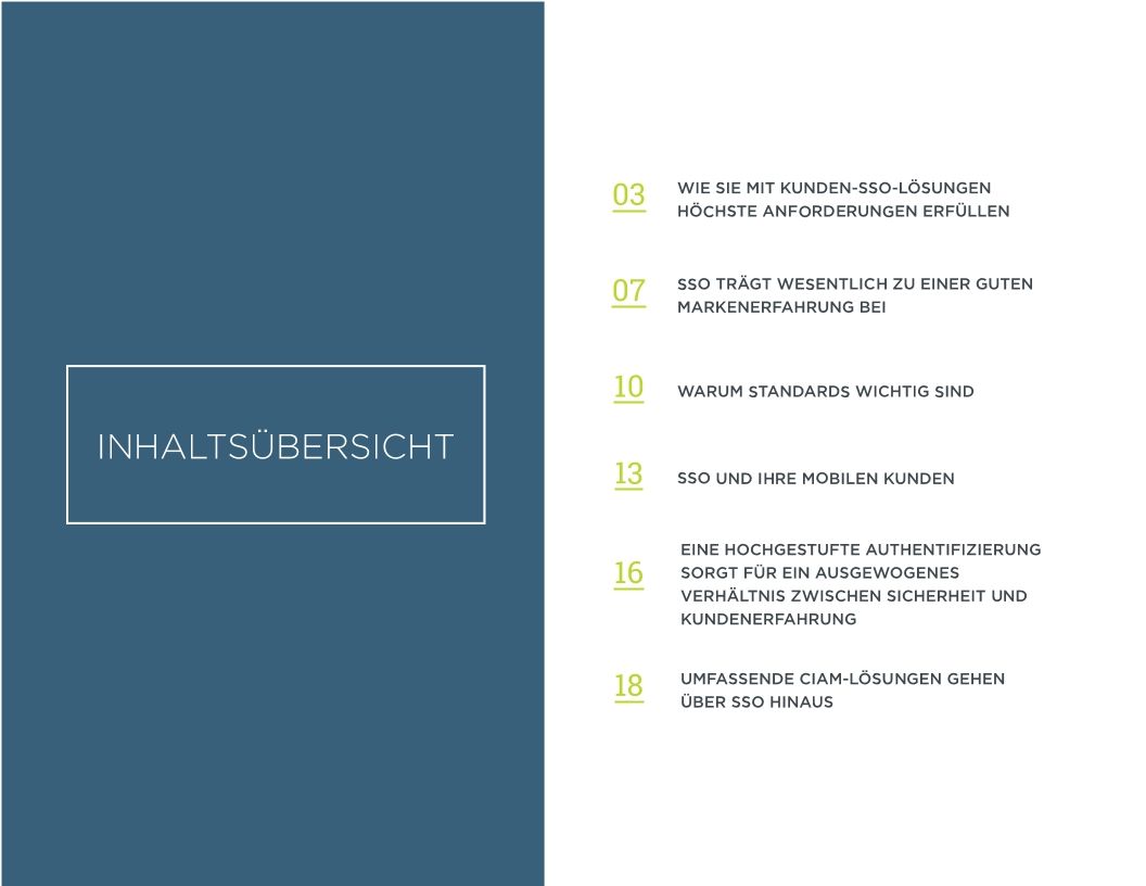 Kundenbindung beginnt mit Single-Sign-on
