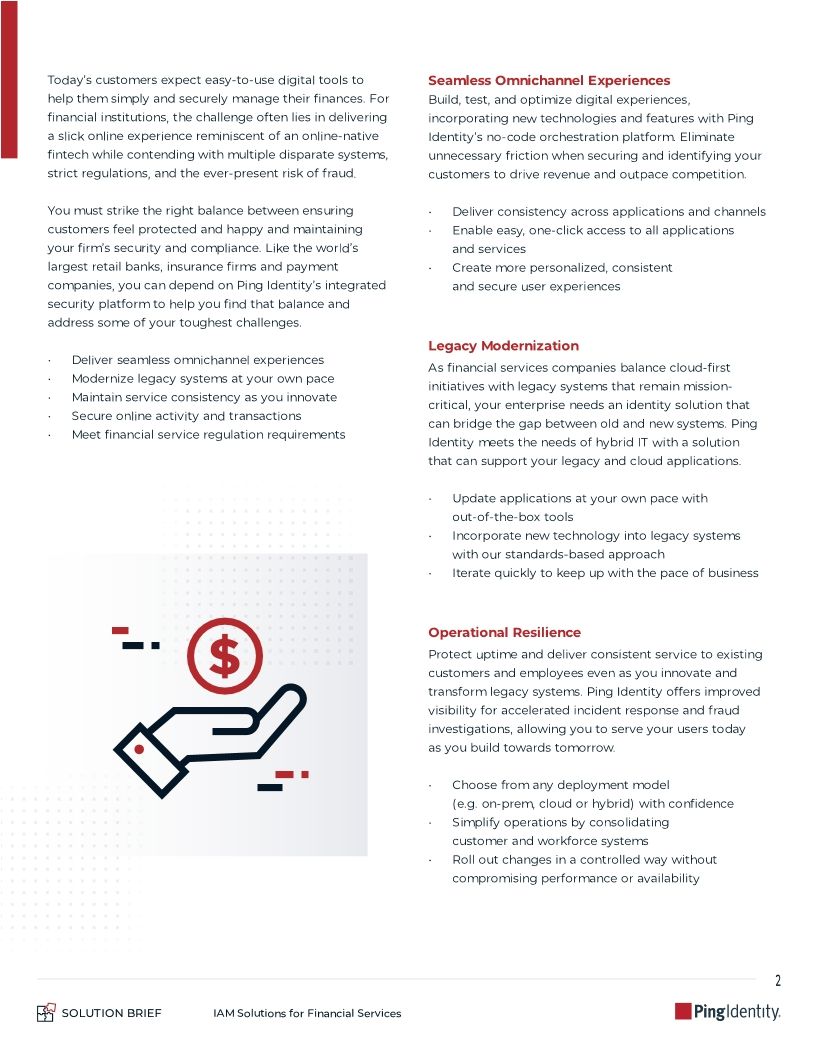 IAM Solutions for Financial Services
