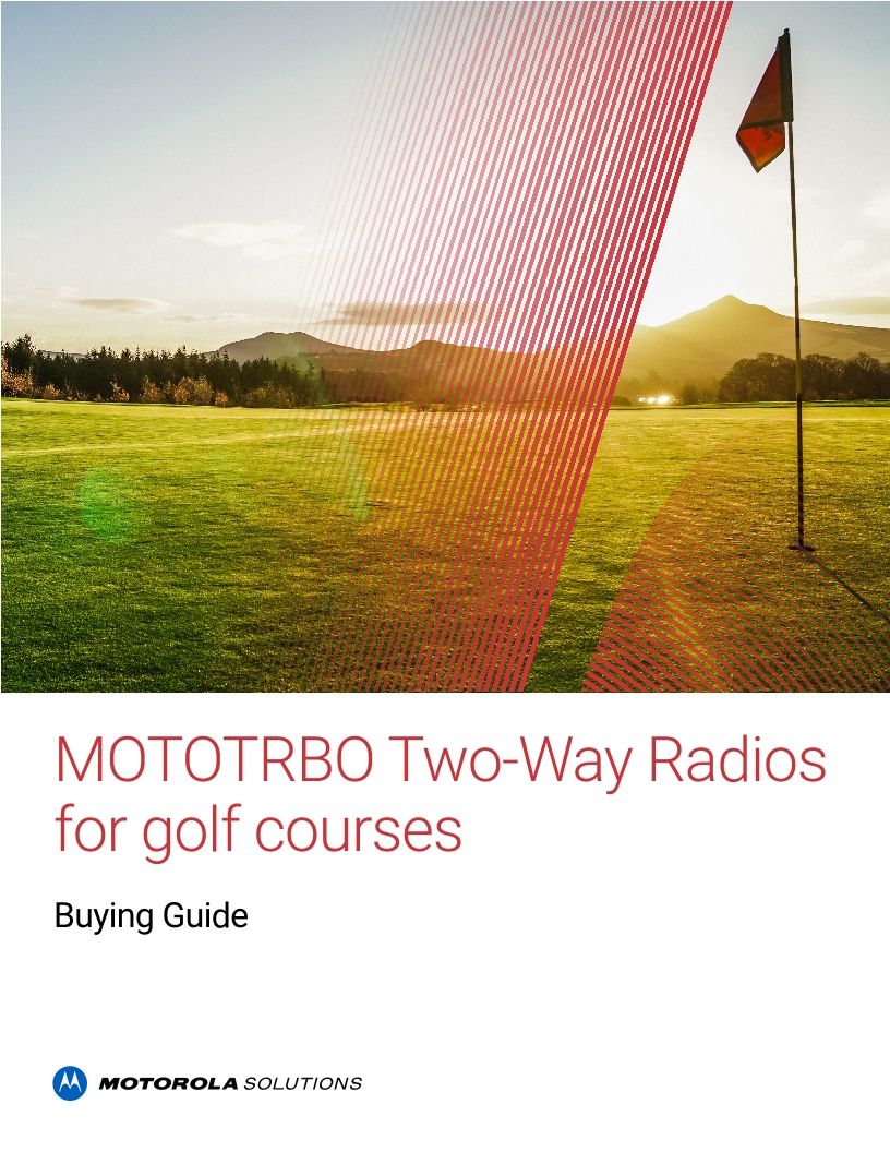 MOTOTRBO for golf course resorts and communities