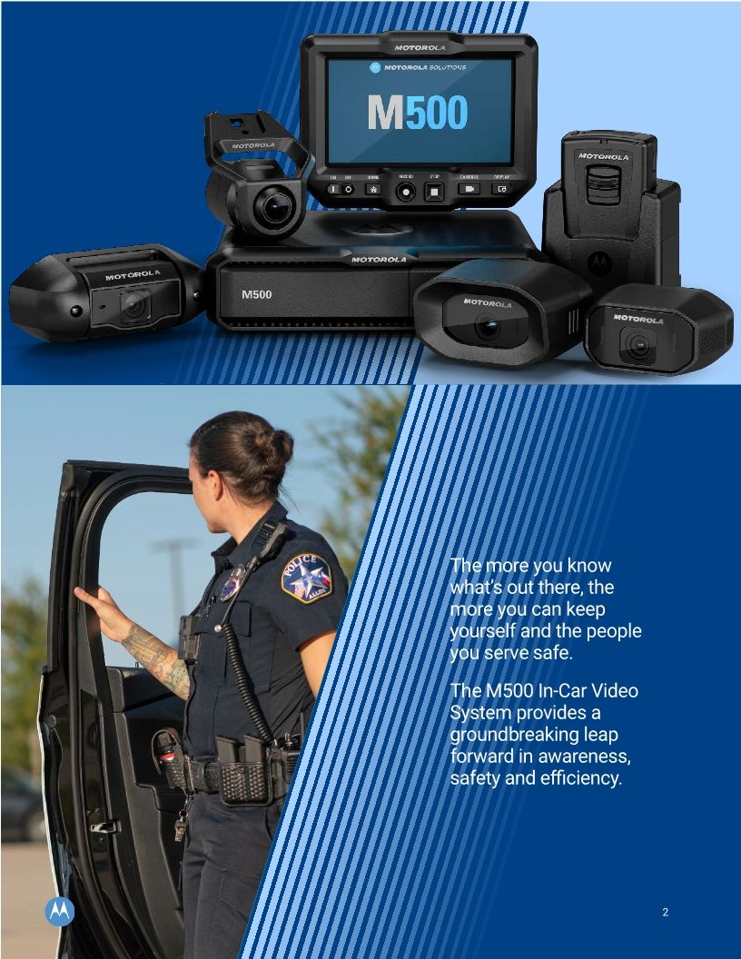 M500 In-Car Video Brochure