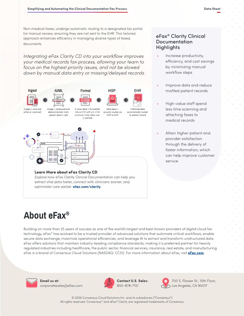 Clarity Clinical Documentation&trade;