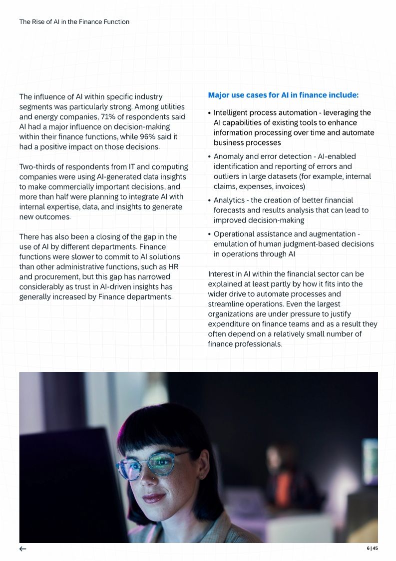 The Rise of AI in the Finance Function