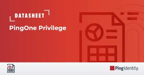 PingOne Privilege Datasheet