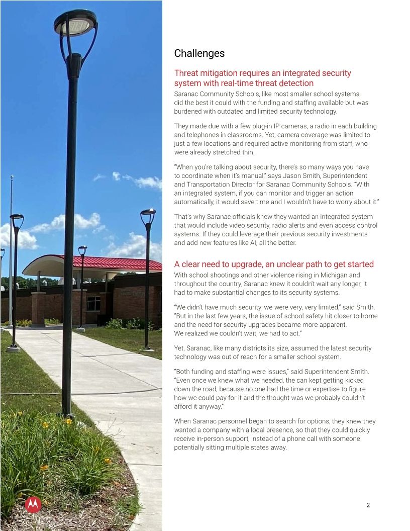 Saranac Community Schools Case Study