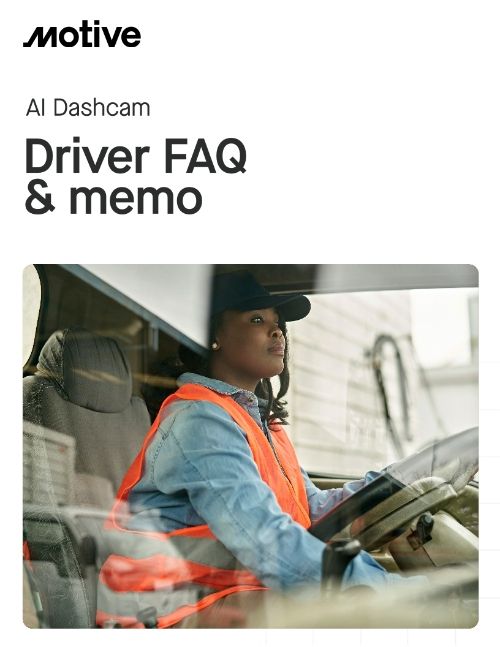 AI Dashcam Driver FAQ & memo