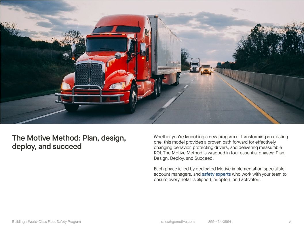 Ultimate guide to building a world-class fleet safety program