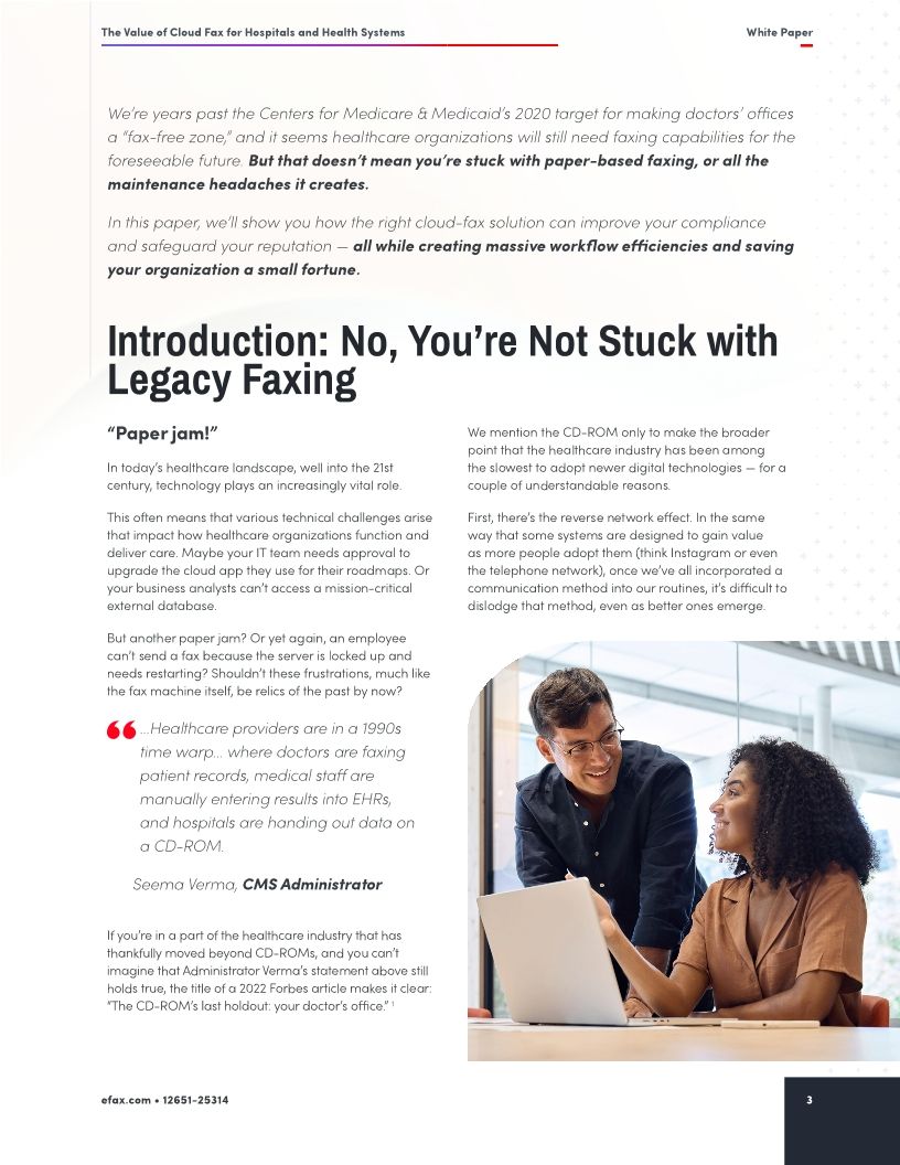 The Value of Cloud Fax for Hospitals and Health Systems