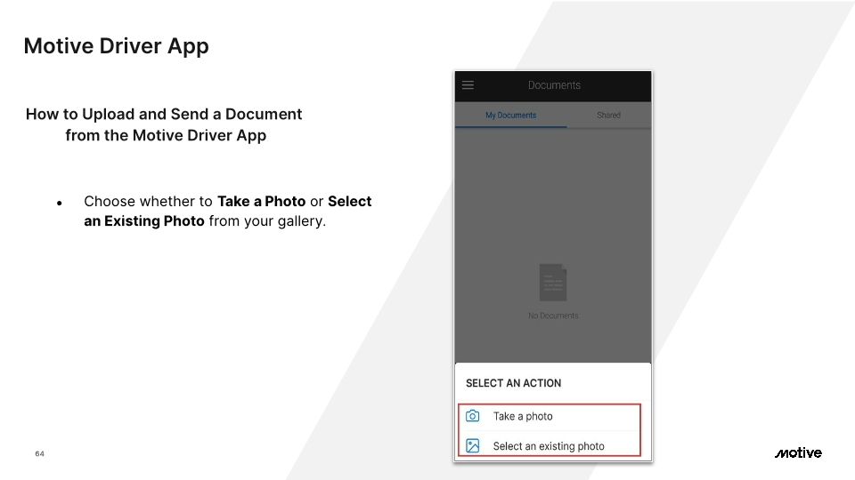 Motive Driver App - Cx Onboarding