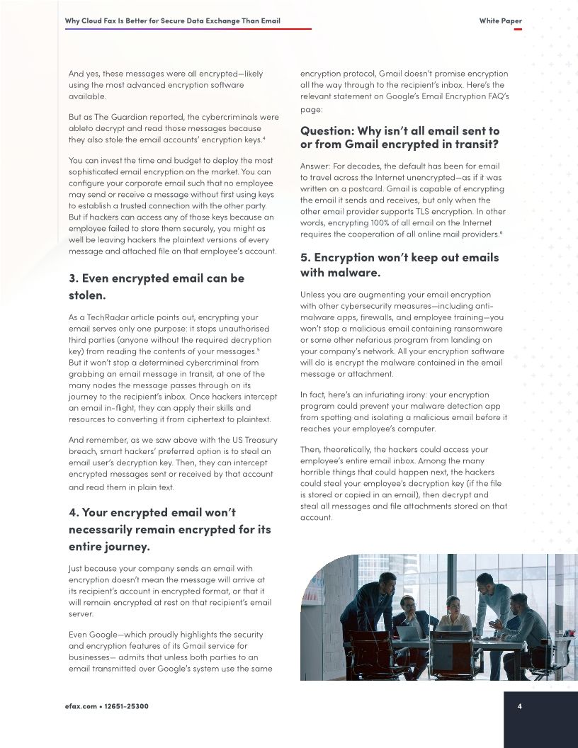 Why Cloud Fax Is Better for Secure Data Exchange Than Email