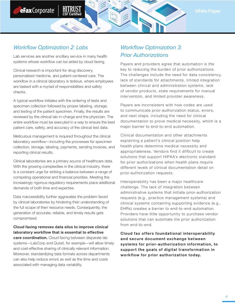 Six Healthcare Workflows Cloud Faxing Can Optimize