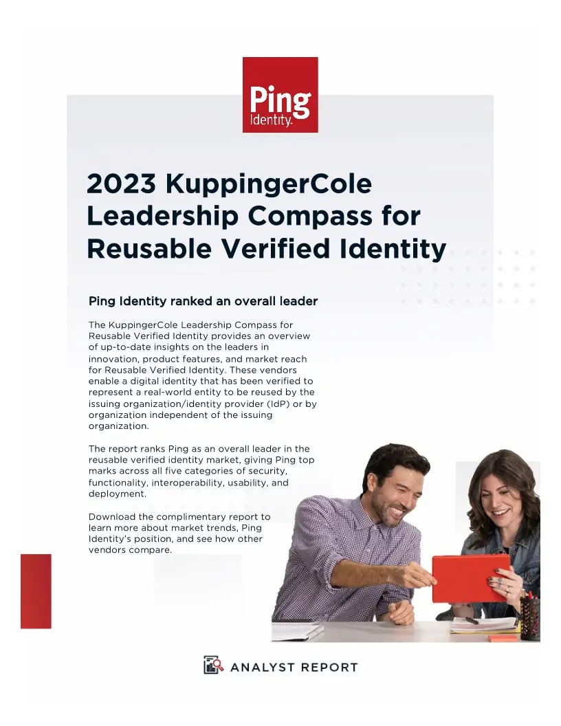 2023 KuppingerCole Leadership Compass for Reusable Verified Identity