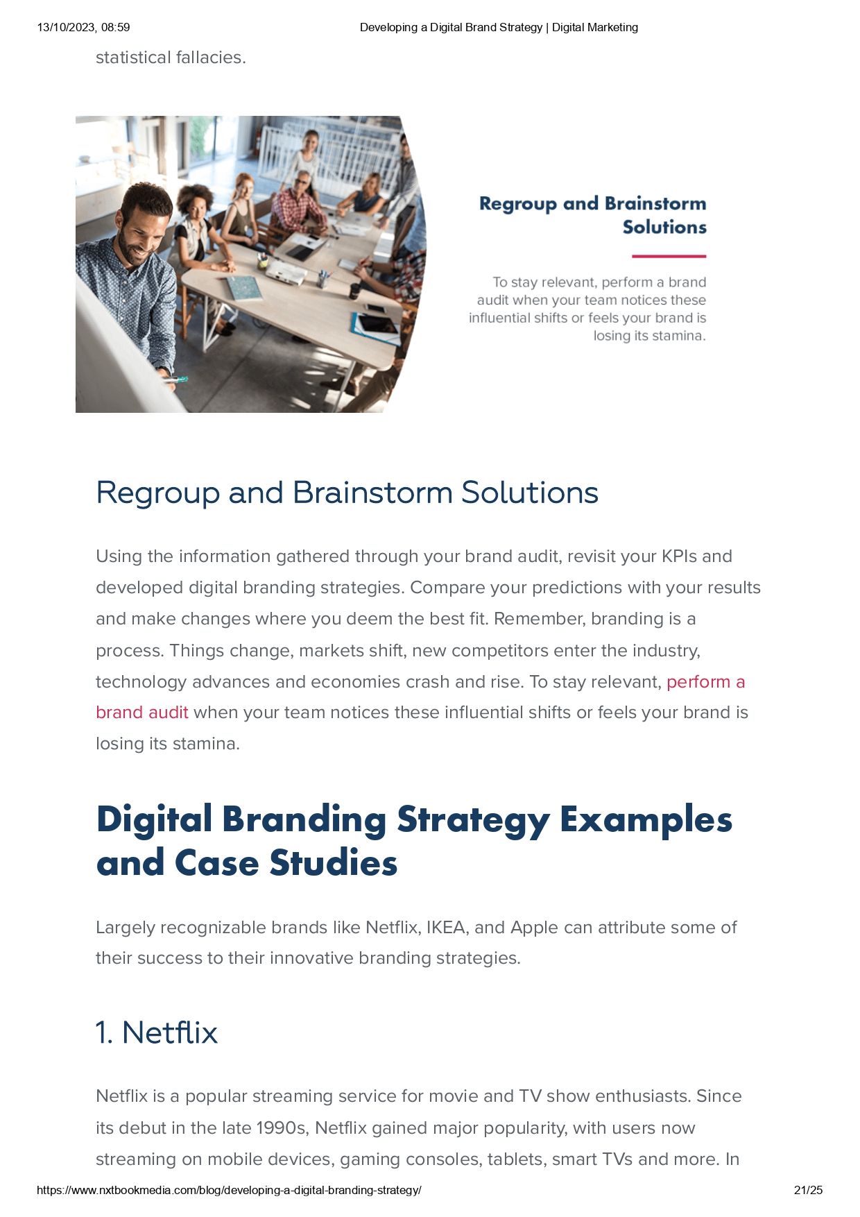 Anonymous-Developing and Sustaining a Digital Branding Strategy-Title