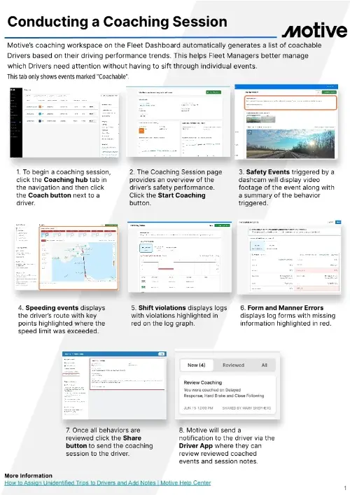 Conducting a Coaching Session QRG
