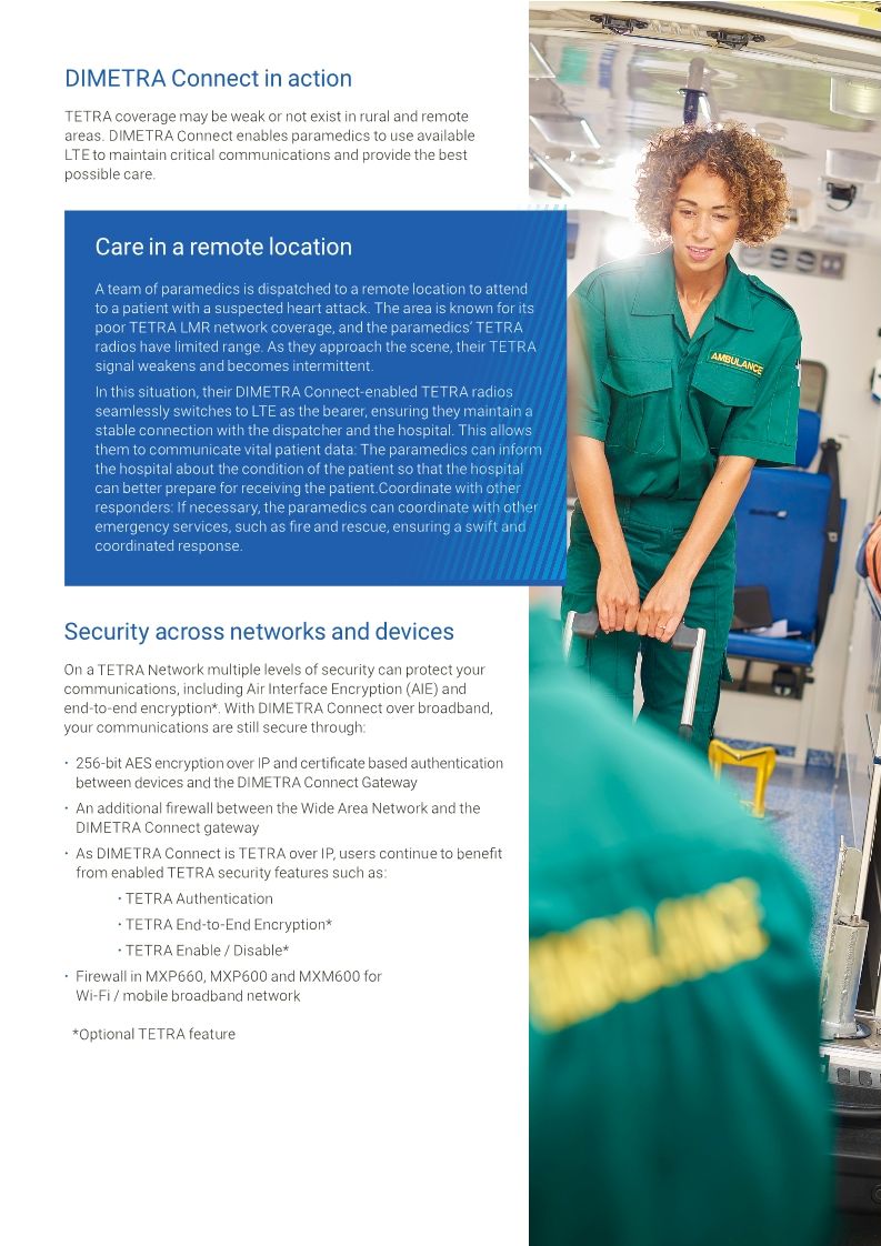 Solution guide for DIMETRA X Core end users - Ambulance