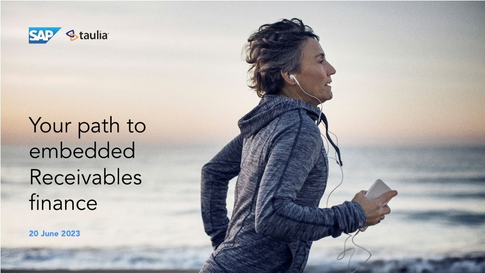 Your path to embedded receivables finance