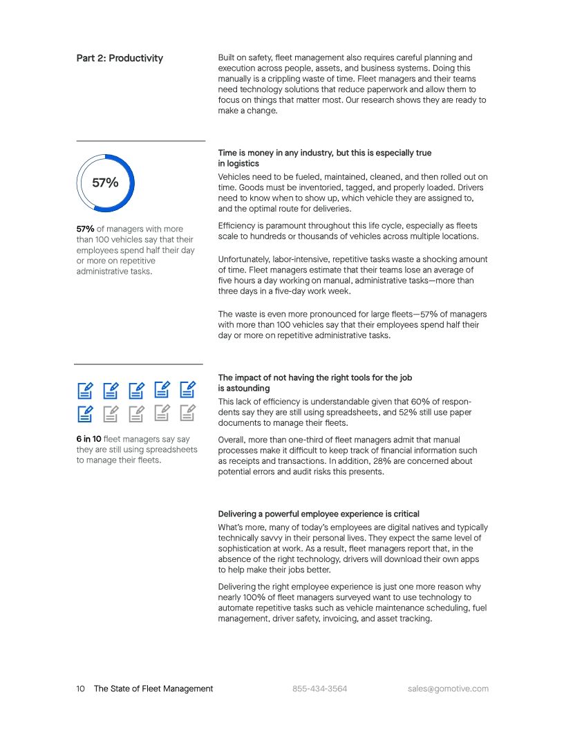 State of Fleet Management Report