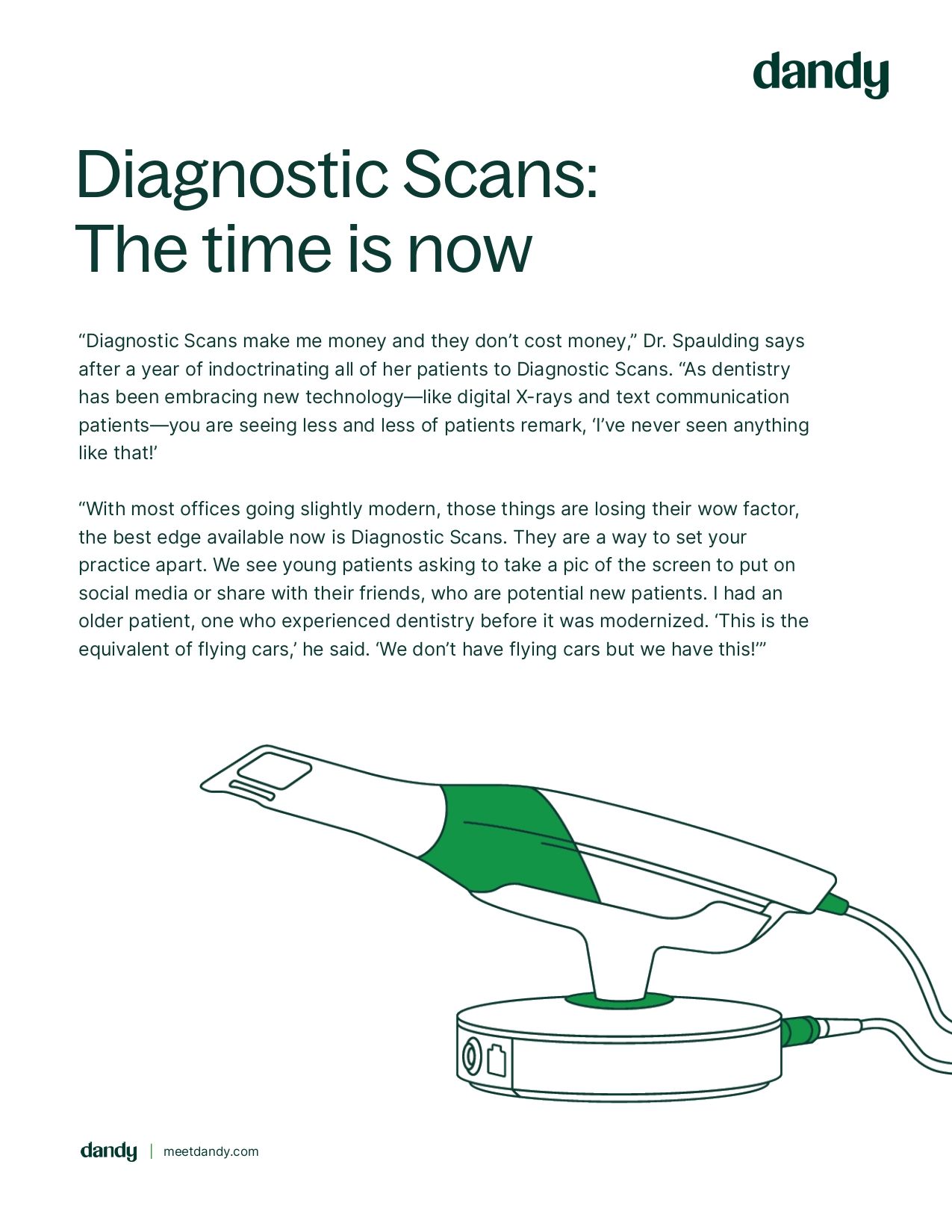 Why (and how to) introduce Diagnostic Scans to all of your patients