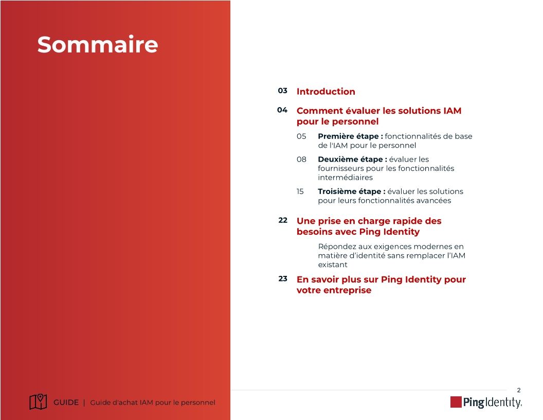 Guide d'achat IAM pour le personnel