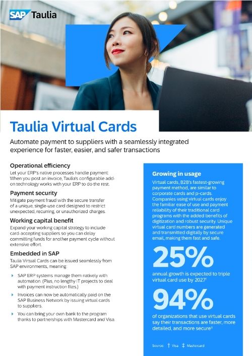 Virtual Cards Datasheet