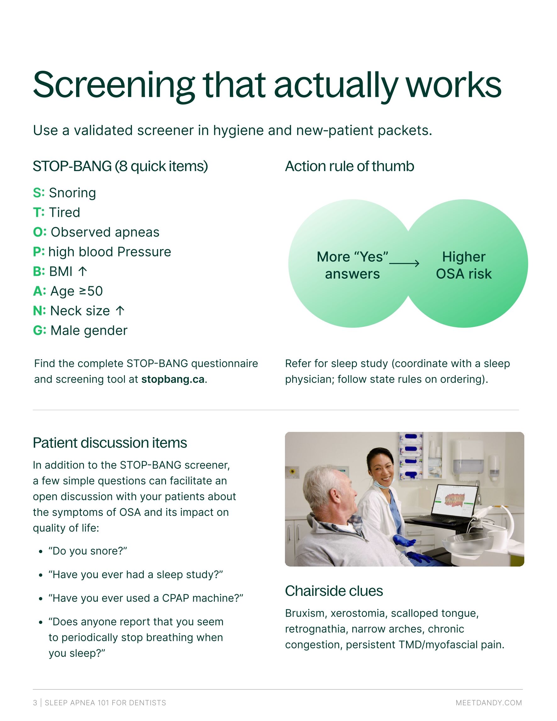 Sleep apnea 101 for dentists