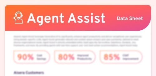 Agent Assist | Data Sheet