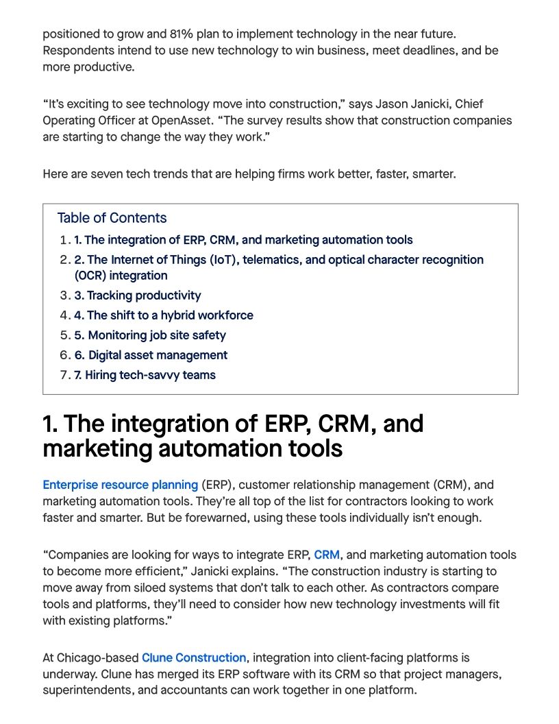 7 Top Trends for Construction Professionals