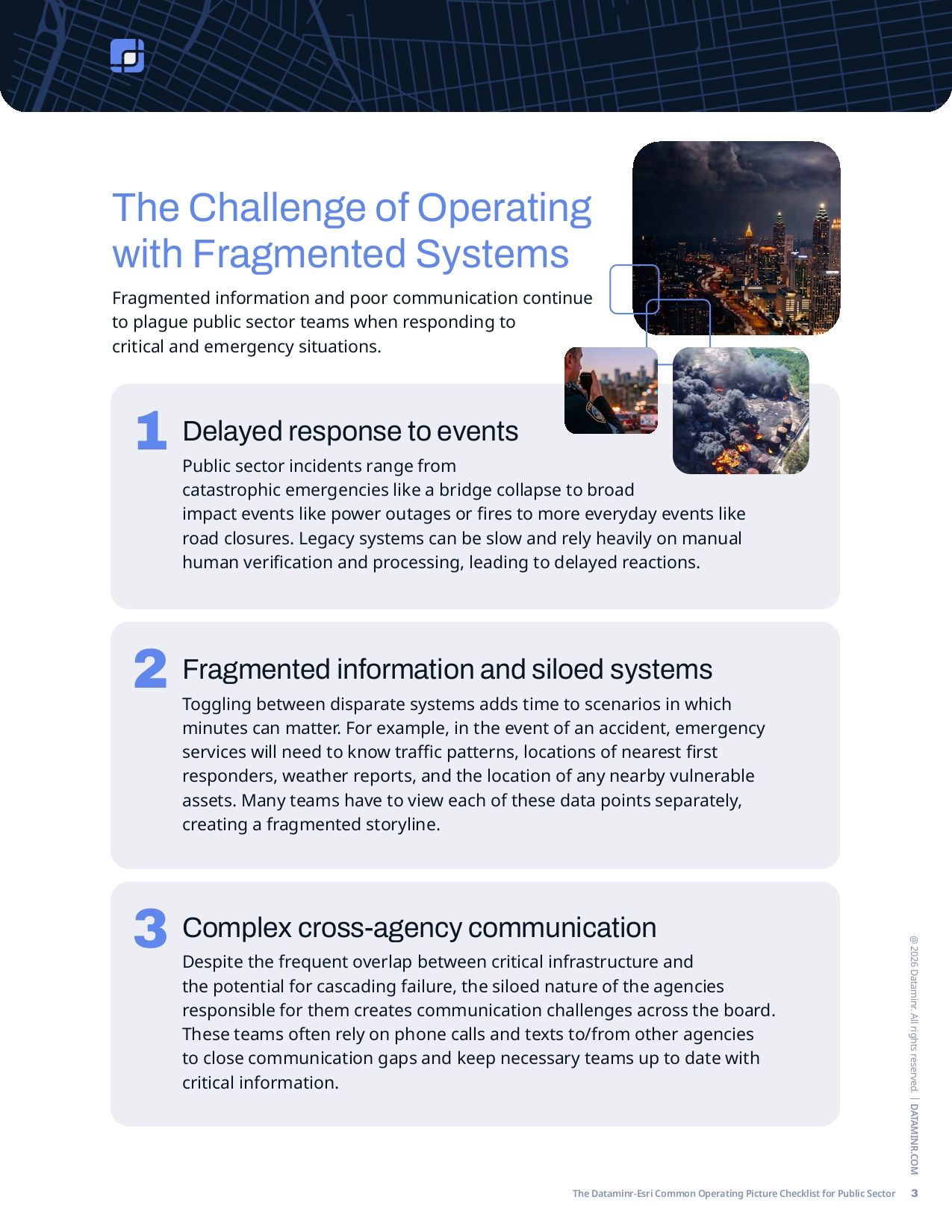 The Dataminr-Esri Common Operating Picture Checklist for Public Sector