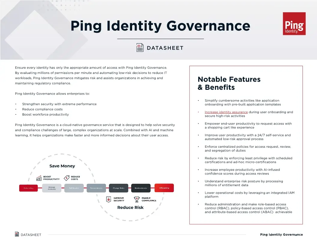 Ping Identity Governance