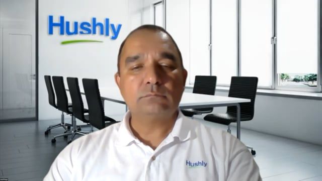 What shows up if you are using Hushly Assets for sharing on social media and if you want to change that image, is there a way to do that?