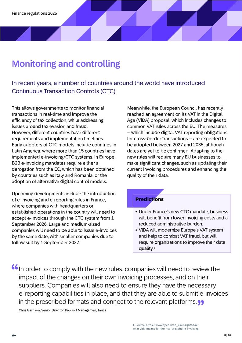 Direction of travel: Mapping the global regulatory landscape in 2025 and beyond