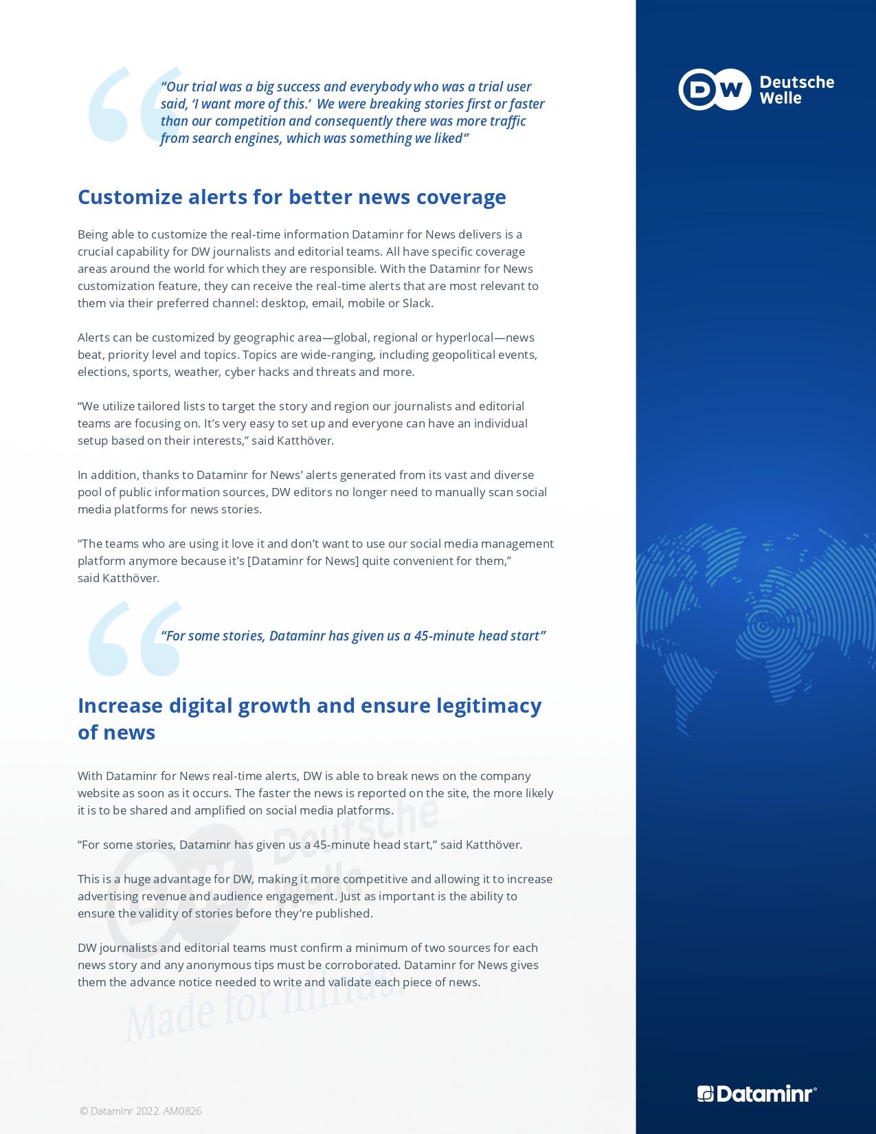 Deutsche Welle Uses Dataminr to Stay Competitive and Keep Pace With Evolving Media Industry