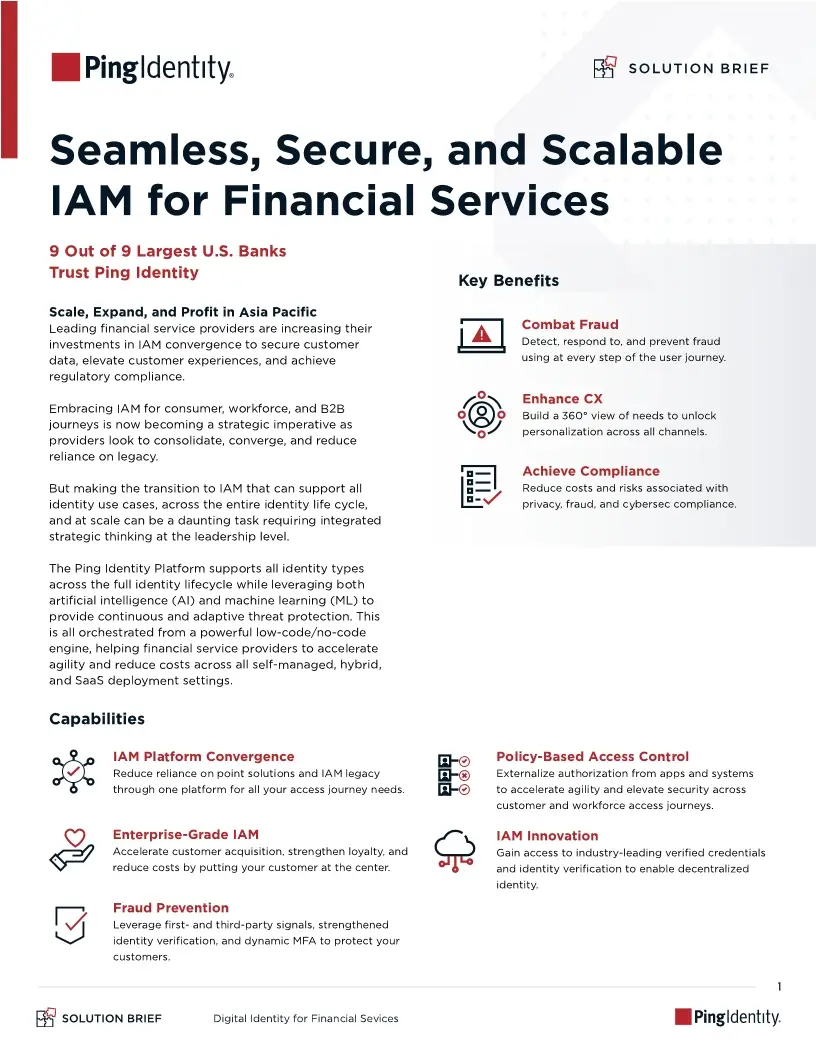 Digital Identity for Financial Services