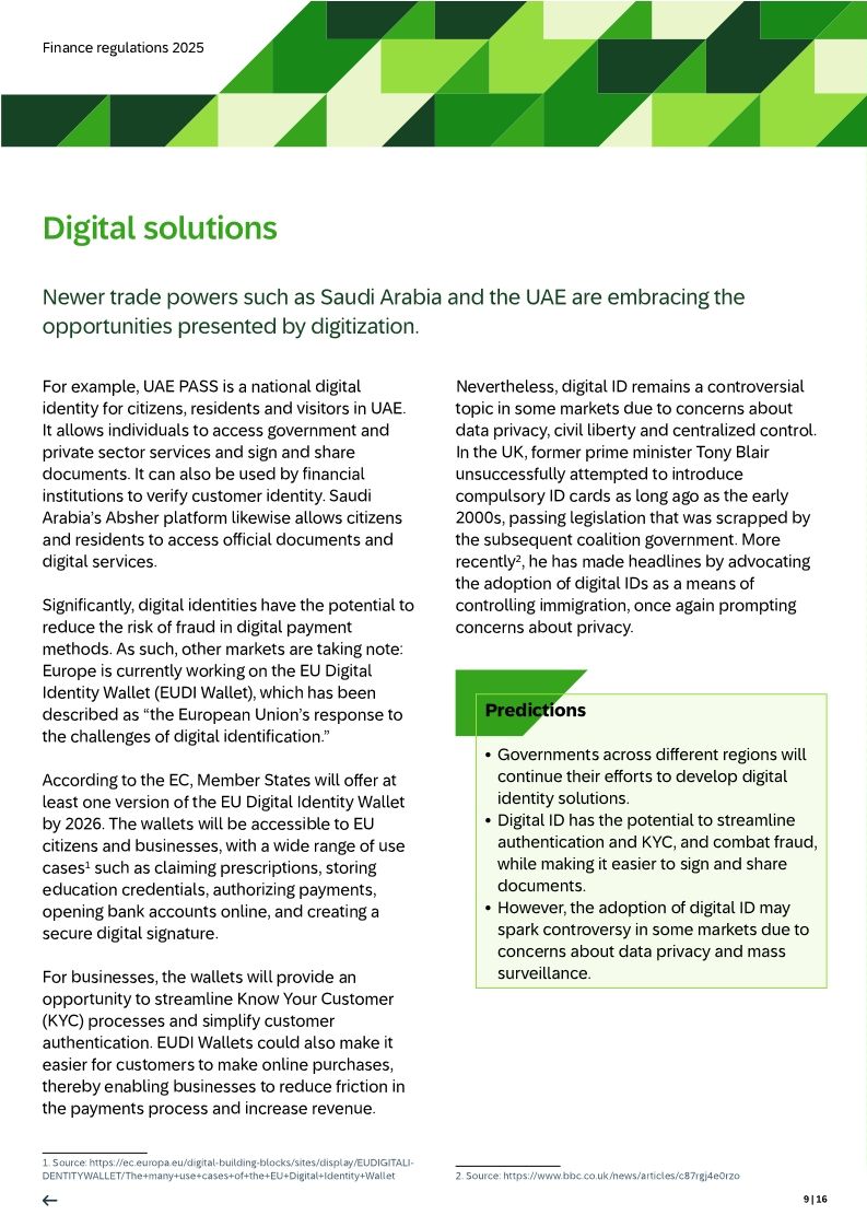 Direction of travel: Mapping the global regulatory landscape in 2025 and beyond
