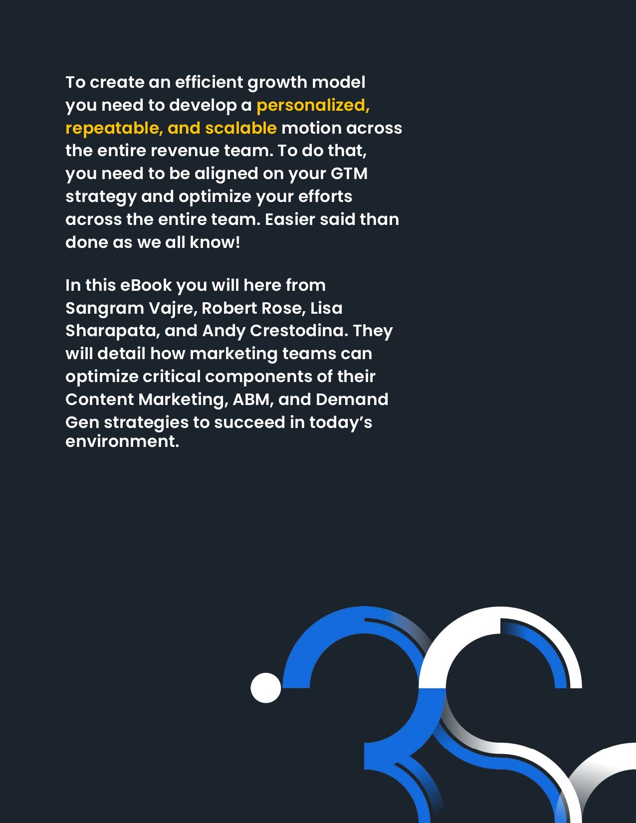 Efficient Growth at Scale - A Guidebook for B2B Growth Marketers