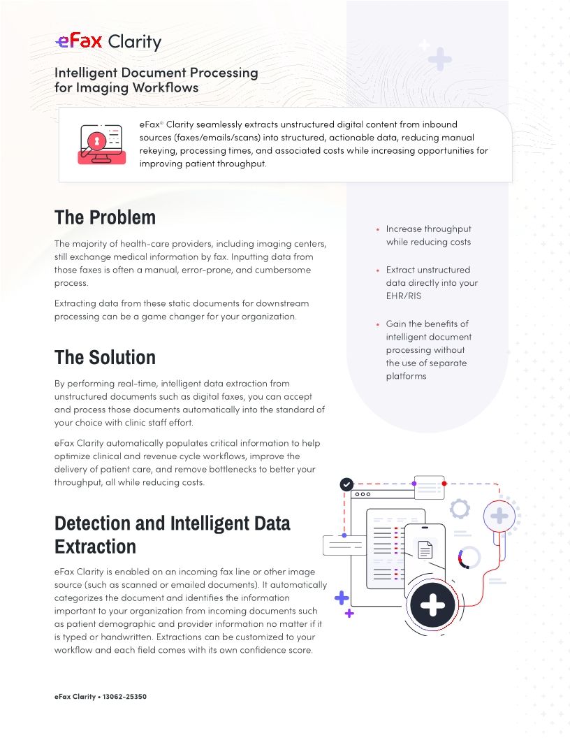Intelligent Document Processing for Imaging Workflows