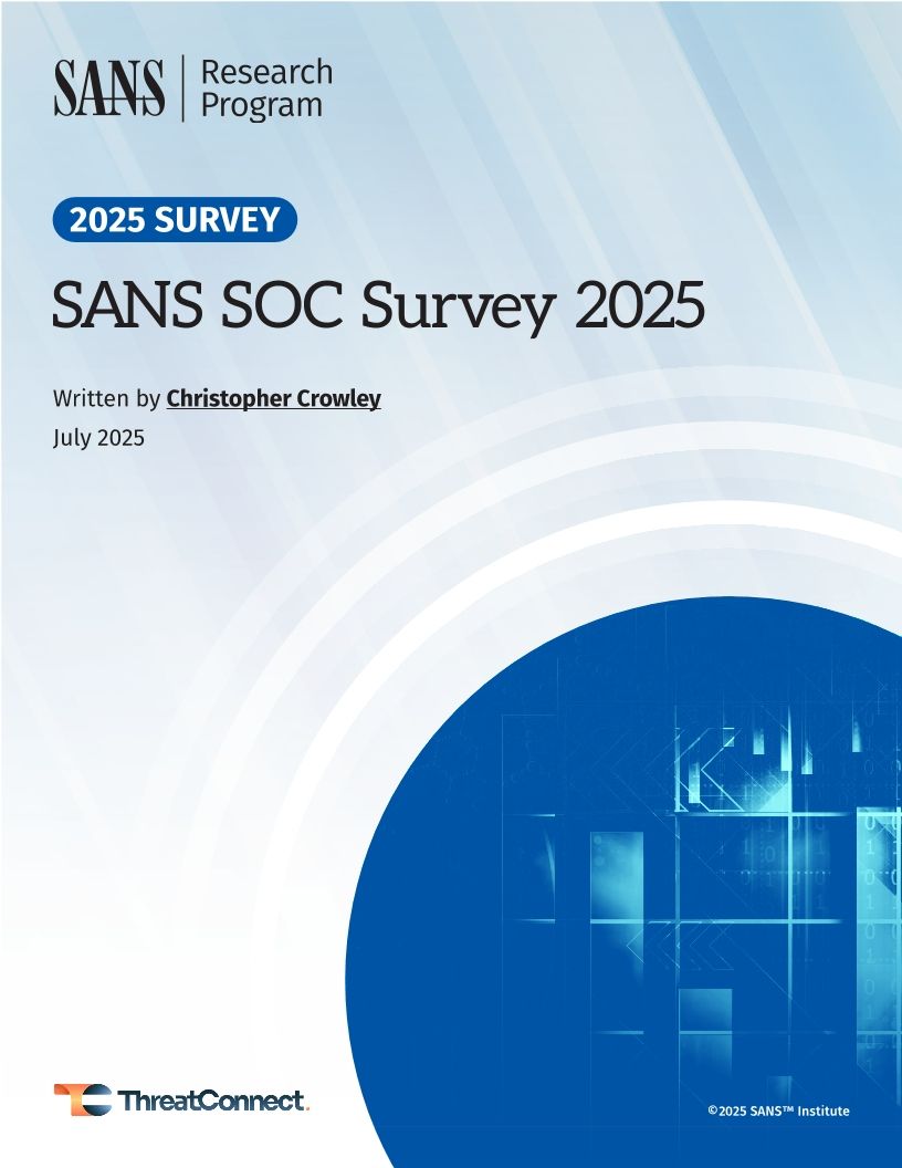 SANS SOC Survey 2025