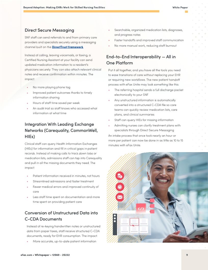 Beyond Adoption: Making EHRs Work for Skilled Nursing Facilities