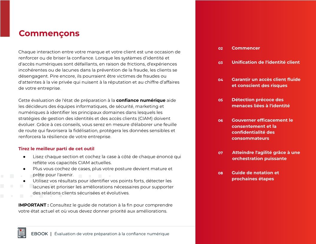 &Eacute;valuation de votre pr&eacute;paration &agrave; la confiance num&eacute;rique