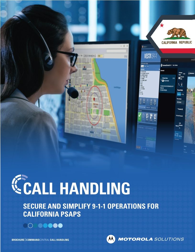 California NG9-1-1 Brochure